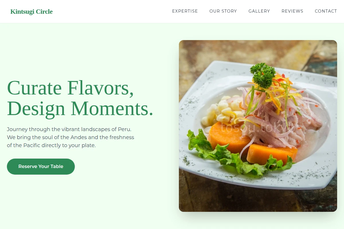 Fluid Peruvian Food