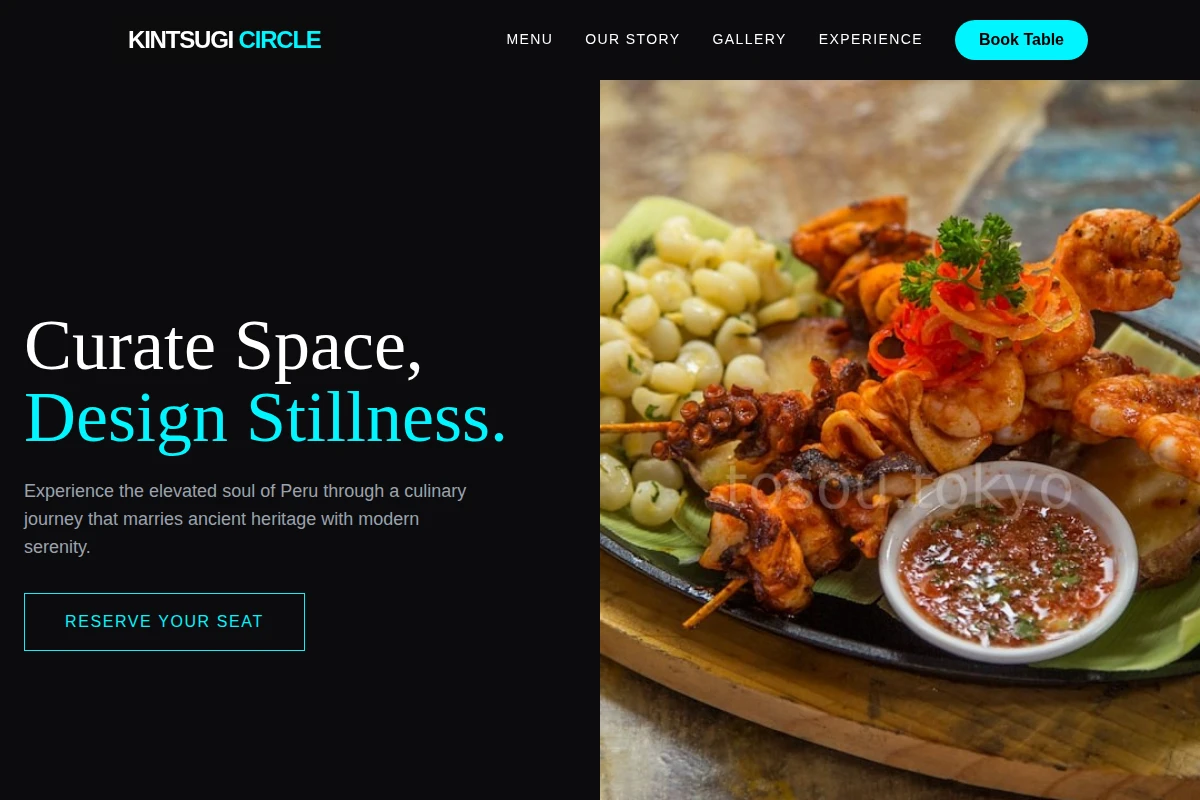 Striking Peruvian Food