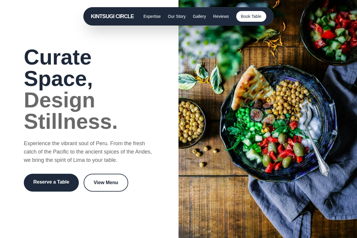 Bold Peruvian Food